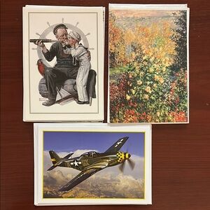 Vintage Card Collection from American Air, Am Heritage and Alzheimer’s - Blank